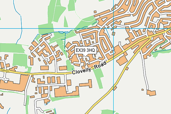 EX39 3HQ map - OS VectorMap District (Ordnance Survey) EX39 3HQ map - OS VectorMap District (Ordnance Survey)