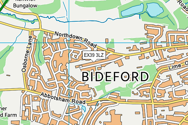 EX39 3LZ map - OS VectorMap District (Ordnance Survey) EX39 3LZ map - OS VectorMap District (Ordnance Survey)