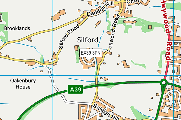 EX39 3PN map - OS VectorMap District (Ordnance Survey) EX39 3PN map - OS VectorMap District (Ordnance Survey)