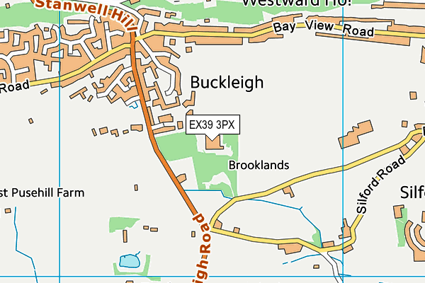 EX39 3PX map - OS VectorMap District (Ordnance Survey) EX39 3PX map - OS VectorMap District (Ordnance Survey)