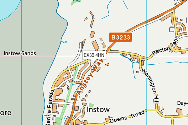 EX39 4HN map - OS VectorMap District (Ordnance Survey) EX39 4HN map - OS VectorMap District (Ordnance Survey)