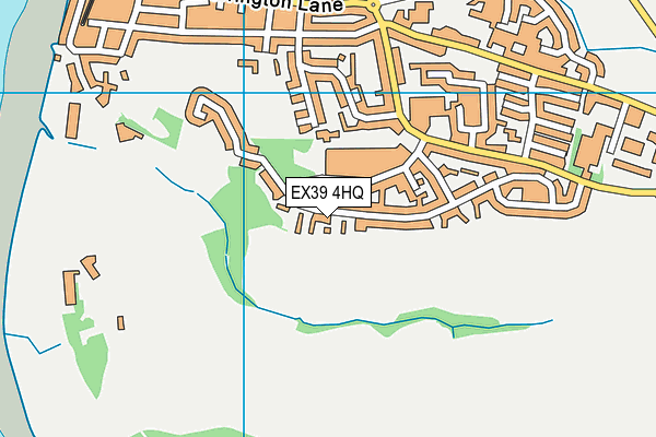 EX39 4HQ map - OS VectorMap District (Ordnance Survey) EX39 4HQ map - OS VectorMap District (Ordnance Survey)