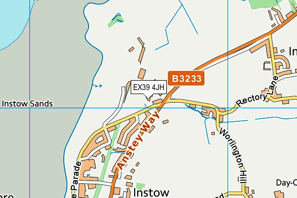 EX39 4JH map - OS VectorMap District (Ordnance Survey) EX39 4JH map - OS VectorMap District (Ordnance Survey)