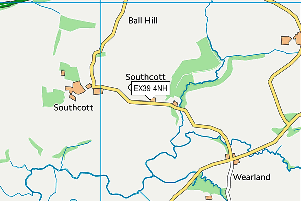 EX39 4NH map - OS VectorMap District (Ordnance Survey) EX39 4NH map - OS VectorMap District (Ordnance Survey)