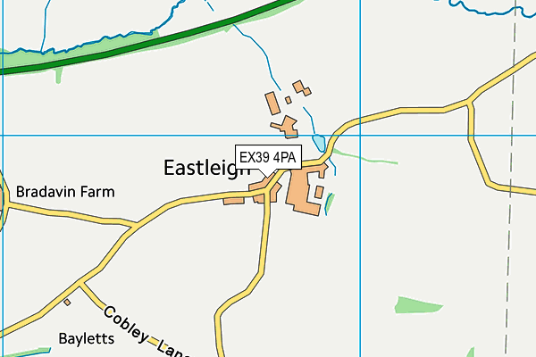 EX39 4PA map - OS VectorMap District (Ordnance Survey) EX39 4PA map - OS VectorMap District (Ordnance Survey)