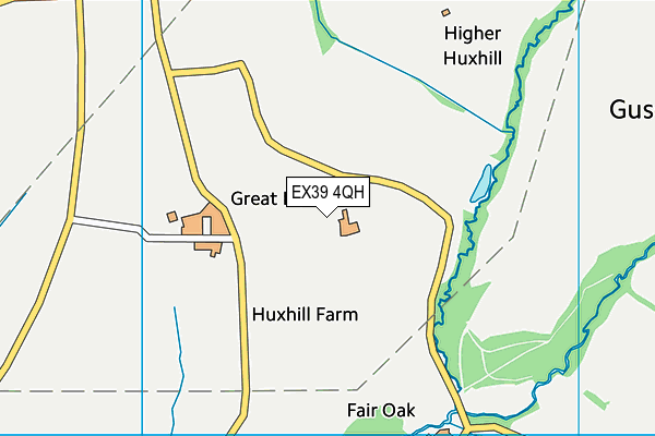 EX39 4QH map - OS VectorMap District (Ordnance Survey) EX39 4QH map - OS VectorMap District (Ordnance Survey)