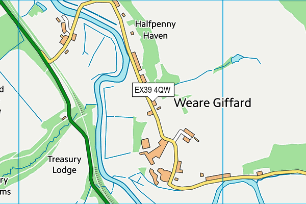 EX39 4QW map - OS VectorMap District (Ordnance Survey) EX39 4QW map - OS VectorMap District (Ordnance Survey)