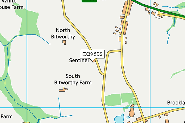 EX39 5DS map - OS VectorMap District (Ordnance Survey) EX39 5DS map - OS VectorMap District (Ordnance Survey)