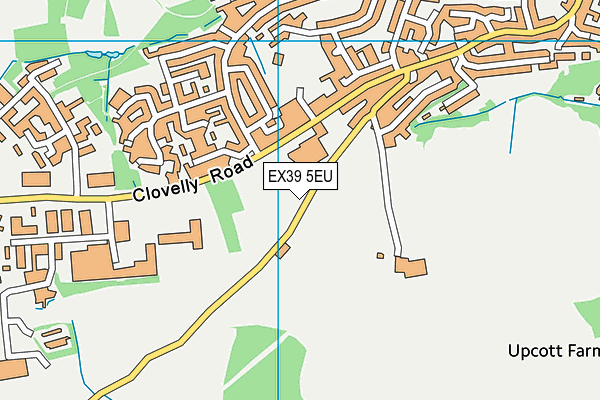 EX39 5EU map - OS VectorMap District (Ordnance Survey) EX39 5EU map - OS VectorMap District (Ordnance Survey)