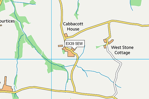 EX39 5EW map - OS VectorMap District (Ordnance Survey) EX39 5EW map - OS VectorMap District (Ordnance Survey)