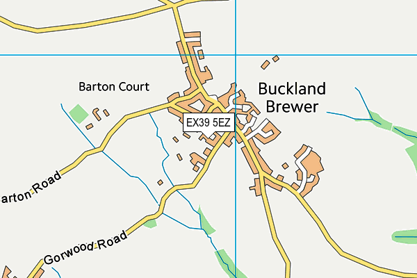EX39 5EZ map - OS VectorMap District (Ordnance Survey) EX39 5EZ map - OS VectorMap District (Ordnance Survey)