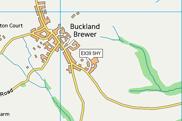 EX39 5HY map - OS VectorMap District (Ordnance Survey) EX39 5HY map - OS VectorMap District (Ordnance Survey)