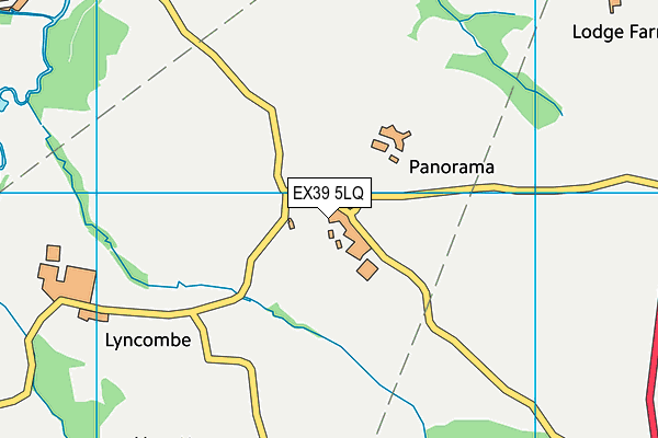 EX39 5LQ map - OS VectorMap District (Ordnance Survey) EX39 5LQ map - OS VectorMap District (Ordnance Survey)