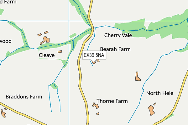 EX39 5NA map - OS VectorMap District (Ordnance Survey) EX39 5NA map - OS VectorMap District (Ordnance Survey)