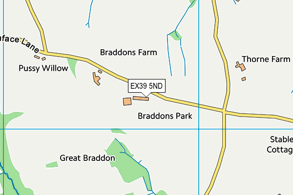 EX39 5ND map - OS VectorMap District (Ordnance Survey) EX39 5ND map - OS VectorMap District (Ordnance Survey)