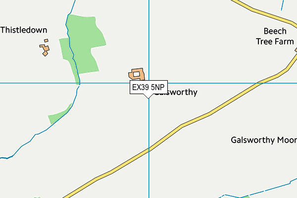EX39 5NP map - OS VectorMap District (Ordnance Survey) EX39 5NP map - OS VectorMap District (Ordnance Survey)