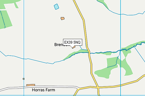 EX39 5NQ map - OS VectorMap District (Ordnance Survey) EX39 5NQ map - OS VectorMap District (Ordnance Survey)