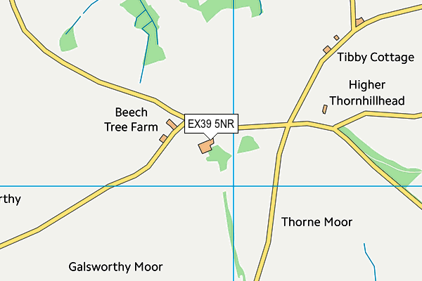 EX39 5NR map - OS VectorMap District (Ordnance Survey) EX39 5NR map - OS VectorMap District (Ordnance Survey)
