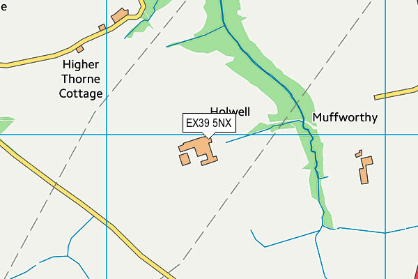 EX39 5NX map - OS VectorMap District (Ordnance Survey) EX39 5NX map - OS VectorMap District (Ordnance Survey)