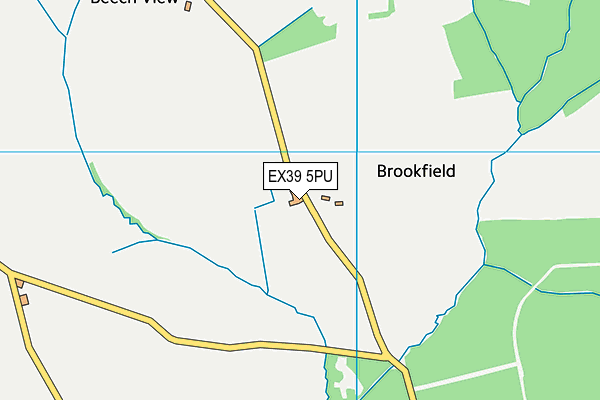 EX39 5PU map - OS VectorMap District (Ordnance Survey) EX39 5PU map - OS VectorMap District (Ordnance Survey)