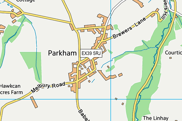EX39 5RJ map - OS VectorMap District (Ordnance Survey) EX39 5RJ map - OS VectorMap District (Ordnance Survey)