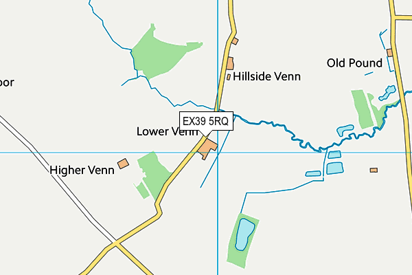 EX39 5RQ map - OS VectorMap District (Ordnance Survey) EX39 5RQ map - OS VectorMap District (Ordnance Survey)