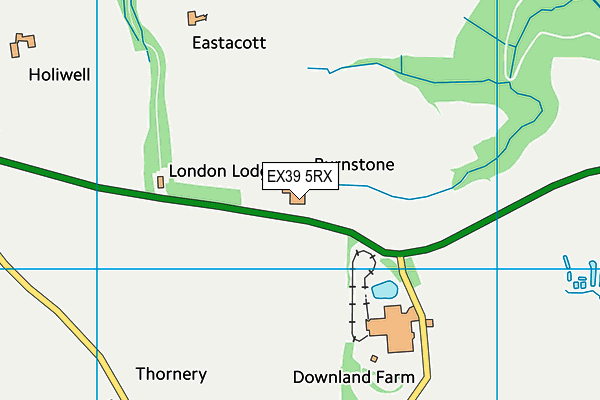 EX39 5RX map - OS VectorMap District (Ordnance Survey) EX39 5RX map - OS VectorMap District (Ordnance Survey)