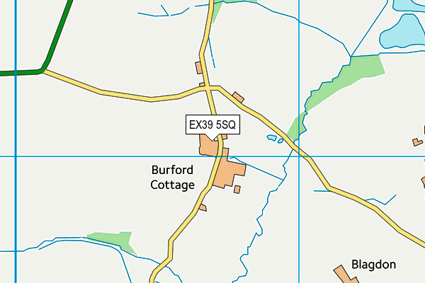EX39 5SQ map - OS VectorMap District (Ordnance Survey) EX39 5SQ map - OS VectorMap District (Ordnance Survey)