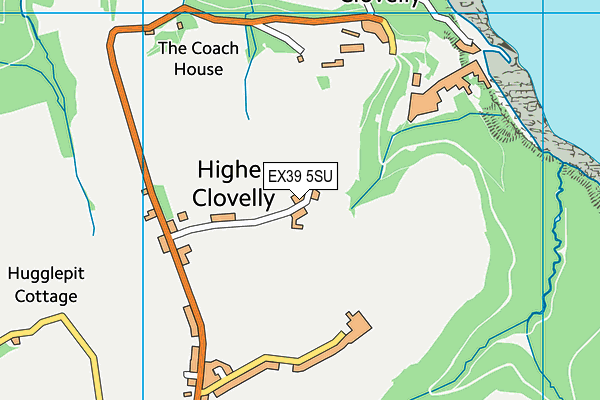 EX39 5SU map - OS VectorMap District (Ordnance Survey) EX39 5SU map - OS VectorMap District (Ordnance Survey)