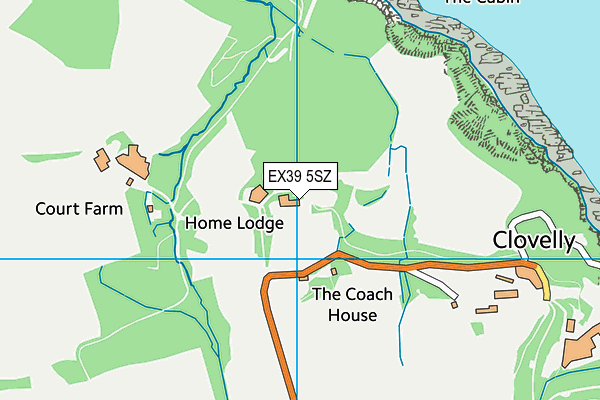EX39 5SZ map - OS VectorMap District (Ordnance Survey) EX39 5SZ map - OS VectorMap District (Ordnance Survey)