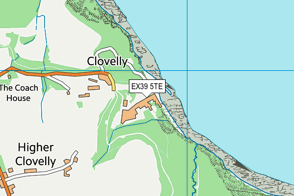 EX39 5TE map - OS VectorMap District (Ordnance Survey) EX39 5TE map - OS VectorMap District (Ordnance Survey)