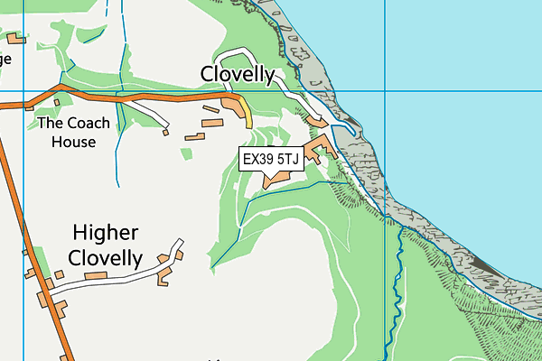 EX39 5TJ map - OS VectorMap District (Ordnance Survey) EX39 5TJ map - OS VectorMap District (Ordnance Survey)