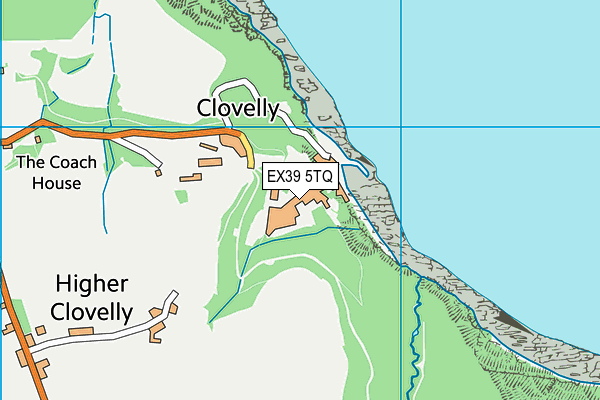 EX39 5TQ map - OS VectorMap District (Ordnance Survey) EX39 5TQ map - OS VectorMap District (Ordnance Survey)