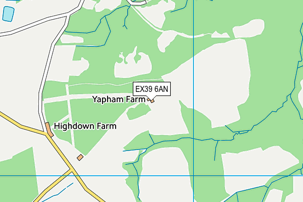 EX39 6AN map - OS VectorMap District (Ordnance Survey) EX39 6AN map - OS VectorMap District (Ordnance Survey)