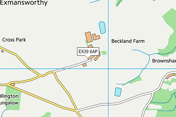EX39 6AP map - OS VectorMap District (Ordnance Survey) EX39 6AP map - OS VectorMap District (Ordnance Survey)