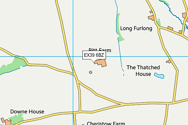 EX39 6BZ map - OS VectorMap District (Ordnance Survey) EX39 6BZ map - OS VectorMap District (Ordnance Survey)
