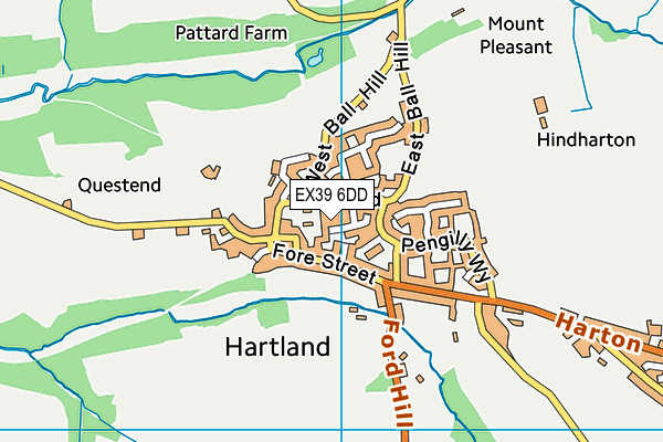 EX39 6DD map - OS VectorMap District (Ordnance Survey) EX39 6DD map - OS VectorMap District (Ordnance Survey)