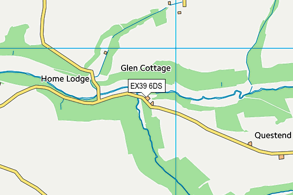 EX39 6DS map - OS VectorMap District (Ordnance Survey) EX39 6DS map - OS VectorMap District (Ordnance Survey)