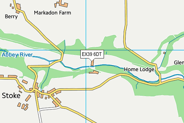 EX39 6DT map - OS VectorMap District (Ordnance Survey) EX39 6DT map - OS VectorMap District (Ordnance Survey)