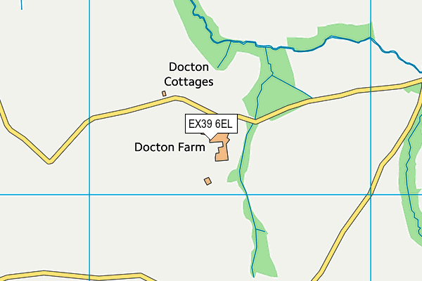 EX39 6EL map - OS VectorMap District (Ordnance Survey) EX39 6EL map - OS VectorMap District (Ordnance Survey)