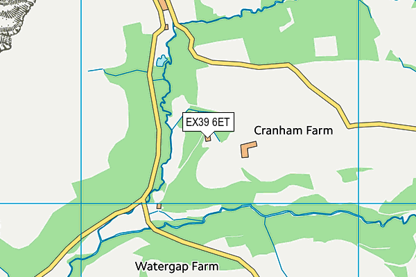 EX39 6ET map - OS VectorMap District (Ordnance Survey) EX39 6ET map - OS VectorMap District (Ordnance Survey)
