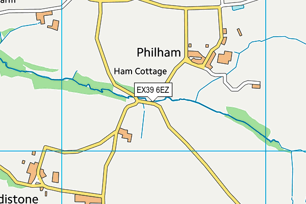 EX39 6EZ map - OS VectorMap District (Ordnance Survey) EX39 6EZ map - OS VectorMap District (Ordnance Survey)