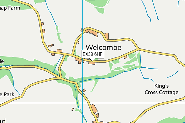 EX39 6HF map - OS VectorMap District (Ordnance Survey) EX39 6HF map - OS VectorMap District (Ordnance Survey)