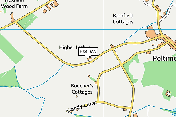 EX4 0AN map - OS VectorMap District (Ordnance Survey) EX4 0AN map - OS VectorMap District (Ordnance Survey)