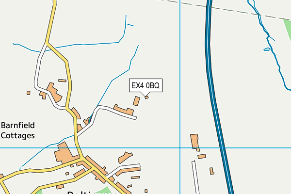 EX4 0BQ map - OS VectorMap District (Ordnance Survey) EX4 0BQ map - OS VectorMap District (Ordnance Survey)