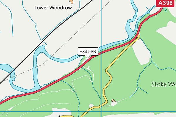 EX4 5SR map - OS VectorMap District (Ordnance Survey) EX4 5SR map - OS VectorMap District (Ordnance Survey)