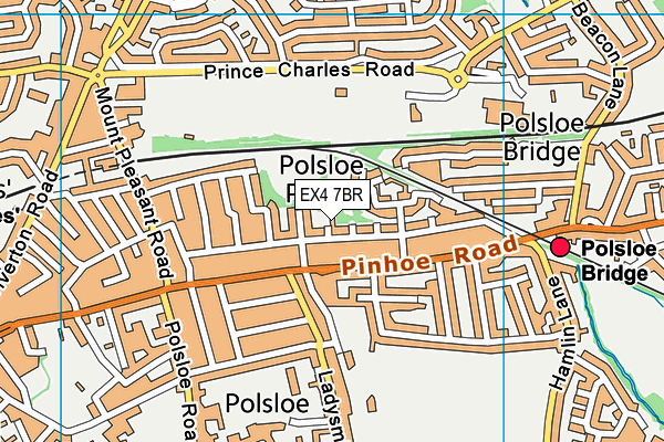 EX4 7BR map - OS VectorMap District (Ordnance Survey) EX4 7BR map - OS VectorMap District (Ordnance Survey)