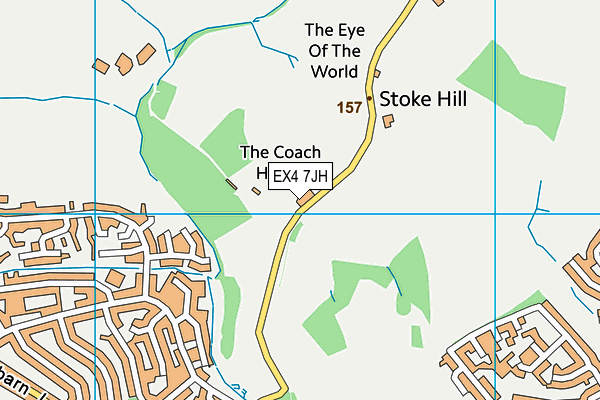 EX4 7JH map - OS VectorMap District (Ordnance Survey) EX4 7JH map - OS VectorMap District (Ordnance Survey)
