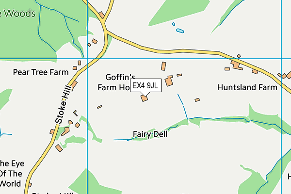 EX4 9JL map - OS VectorMap District (Ordnance Survey) EX4 9JL map - OS VectorMap District (Ordnance Survey)
