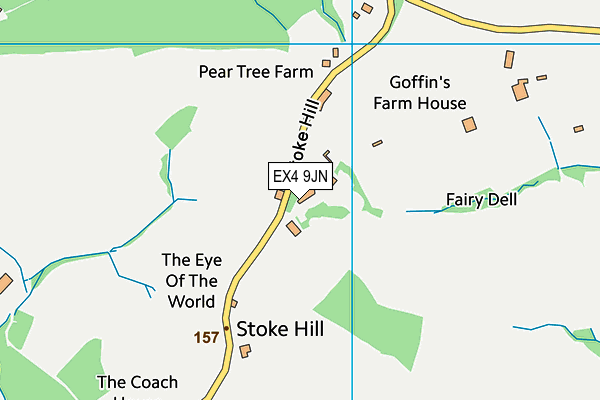EX4 9JN map - OS VectorMap District (Ordnance Survey) EX4 9JN map - OS VectorMap District (Ordnance Survey)